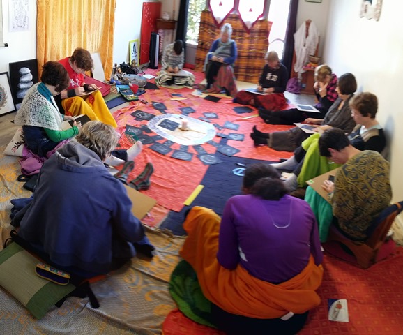 Reseña del ultimo taller de creación de mandalas